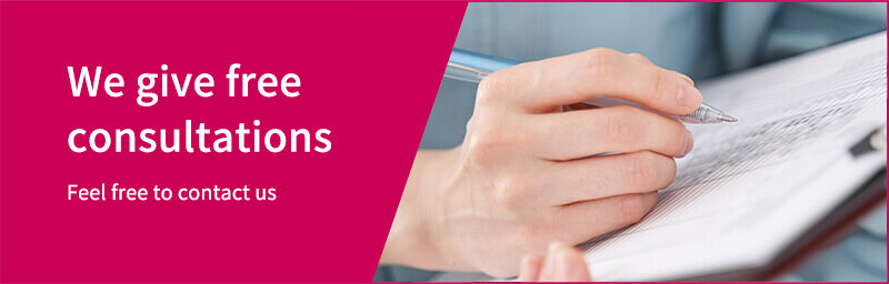 We offer free consultations. Please feel free to contact us.