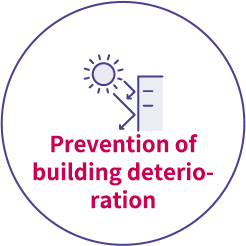 Preventing deterioration of buildings