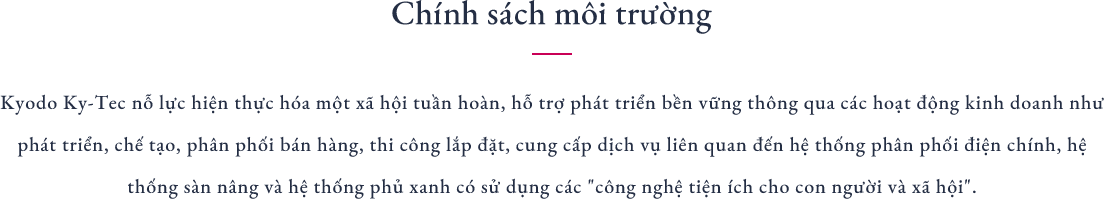 Chính sách môi trường 
