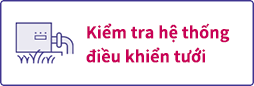 Kiểm tra bộ điều khiển tưới tiêu