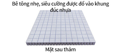 Độ bền cao, bảo hành 10 năm, cố định chống động đất