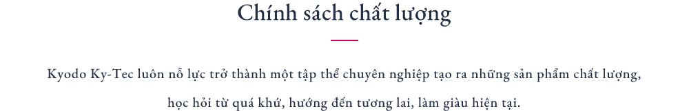 chính sách chất lượng