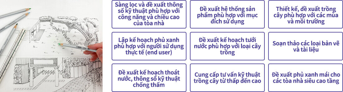 Đề xuất phủ xanh mái nhà