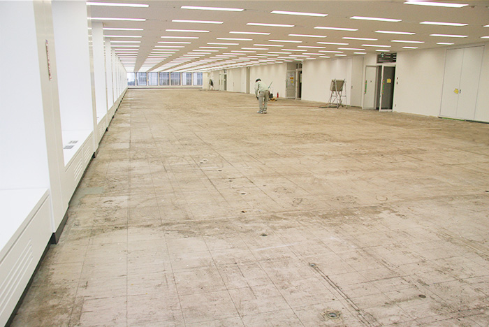 Before Network Floor Installation